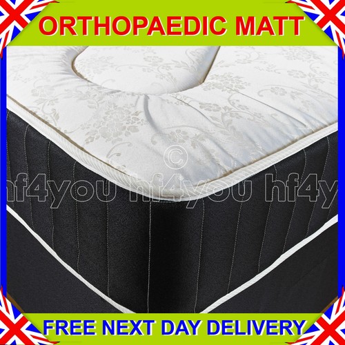 Black firm orthopaedic - black, 10"